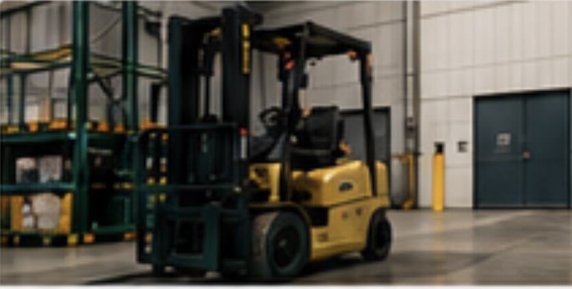 Crown used diesel forklift